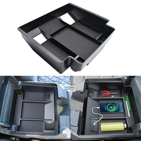 For GMC Sierra Chevy Silverado 1500 2022-2024 Center Console Organizer Box Tray