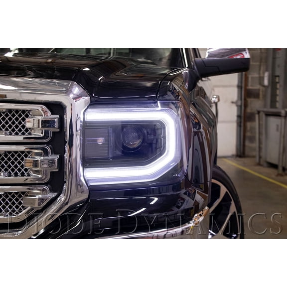 For GMC Sierra LED Halos Switchback 16-18 Sierra 1500 Diode Dynamics DD2177