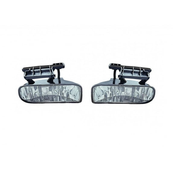 For GMC Sierra Yukon XL 2500 2000 01 02 03 04 05 2006 Fog Light Driver and Passenger Side | Pair | CAPA | GM2592110, GM2593110 | 10385054, 10385055