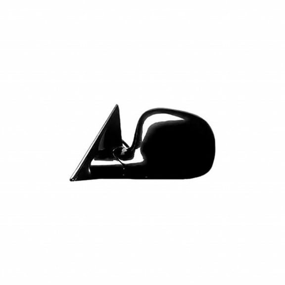 For GMC Sonoma 1994 95 96 1997 Door Mirror Driver Side | Power | Non-Heated | Folding | Gloss Black | GM1320127 | 17801665