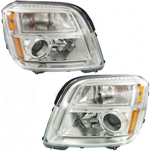 For GMC Terrain Headlight 2010-2015 Pair Driver and Passenger Side Side GM2502350 | 84791974