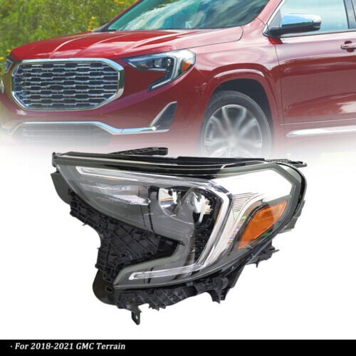 For GMC Terrain Xenon 2018-2021 HID Headlight Assembly Headlamp Driver Left Side