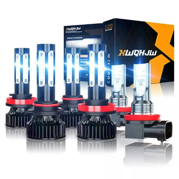 For GMC Terrain2010 2011 2012 2013 2014 2015 LED Headlight Hi/Low Beam&Fog Light