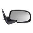 thumbnail image 1 of For GMC Yukon 2000 01 02 03 04 05 2006 Door Mirror Passenger Side | Manual | Non-Heated | Chrome | Replacement For 25876715 | GM1321208, 1 of 6