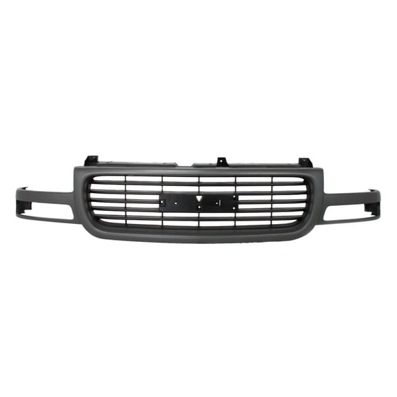 For GMC Yukon 2000 01 02 03 04 2005 Grille | Plastic | Textured Gray/Matte-Black | Replacement For GM1200429 | 19130786