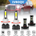 thumbnail image 1 of For GMC Yukon 2007-2014 LED Headlights Combo H13 High/Low Beam + 5202 Fog Light Conversion Kit 4Pcs, 1 of 11