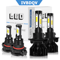 thumbnail image 1 of For GMC Yukon XL 1500 2007-2014 LED Headlight H13 High/Low Dual Beam+5202 Fog Light Bulbs Kit 4pcs, 1 of 14