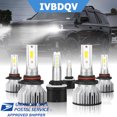 thumbnail image 1 of For GMC Yukon XL 2000-2006  LED Headlight 9005+9006 High/Low Beams + 880 Fog Lights Bulbs, 1 of 11