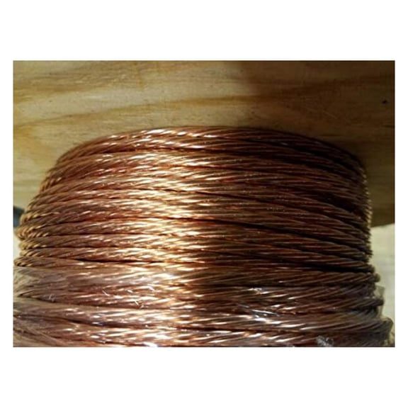 For GROUND WIRE STRANDED BARE COPPER 6 AWG 25' FEET GROUNDING POOL SPA GENERATOR Electrical Wire & Cable