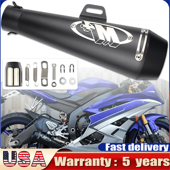 For GSXR750 Suzuki GSXR600 GSX-R600 2011-21 M4 GP Slip On Exhaust Black Muffler
