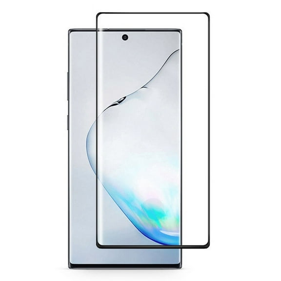 For Galaxy Note 10 3D Curved Edge Glue Curved Full Screen Tempered Glass Film, Fingerprint Unlock
