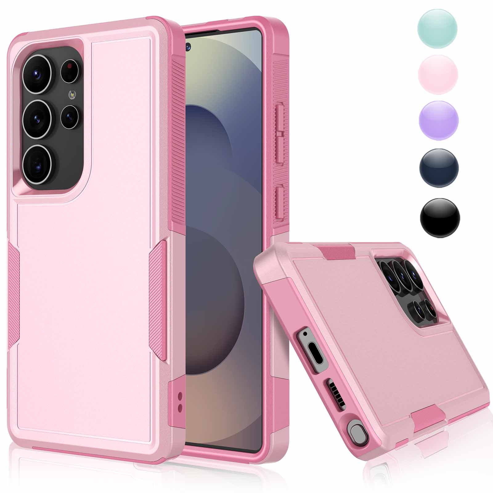 For Galaxy S25 Ultra 5G Case, 2 in 1 PC Phone Case for Samsung S25 Ultra 5G 2025 6.8 inch, Njjex Heavy Duty Rubber & Rugged Shockproof Full Body ... For Galaxy S25 Ultra 5G Case, 2 in 1 PC Phone Case for Samsung S25 Ultra 5G 2025 6.8 inch, Njjex Heavy Duty Rubber & Rugged Shockproof Full Body ...