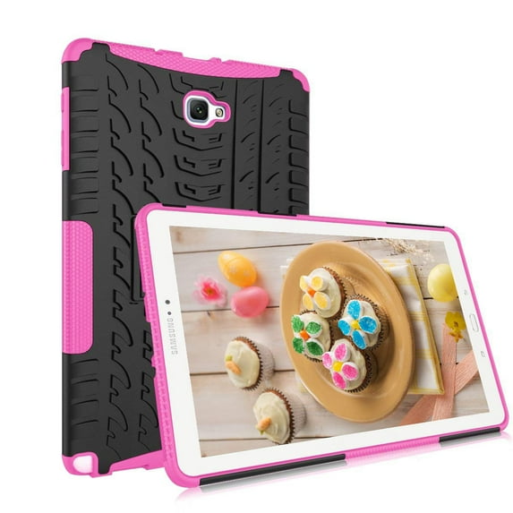 For Galaxy Tab A 10.1 with S Pen P580 Case , Mignova Heavy Duty Hybrid Protective Case with Kickstand Impact Resistant For Samsung Galaxy Tab A 10.1 with S Pen SM-P580 SM-P585 - Pink