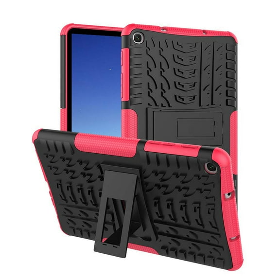For Galaxy Tab A 8.0 inch SM-P200 Case ,Mignova Heavy Duty Hybrid Protective Case with Kickstand Impact Resistant for Samsung Galaxy Tab A 8.0 inch SM-P200/ SM-P205(Pink)