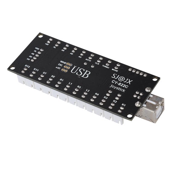 For Game Encoder,Arcade Game Encoder,Arcade Game USB Encoder Button Controller for Host PC Game Machine Black