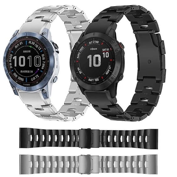 For Garmin Fenix 5 Plus 22mm Titanium Alloy Quick Release Watch Band
