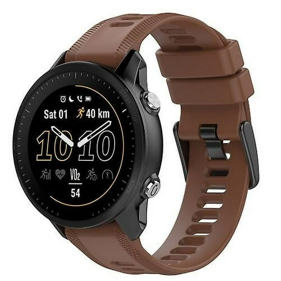 For Garmin Fenix 6 Sapphire Gps 22mm Solid Color Silicone Watch Band