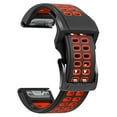 thumbnail image 1 of For Garmin Fenix 6x Quick Release Double Row Silicone Watch Band, 1 of 4