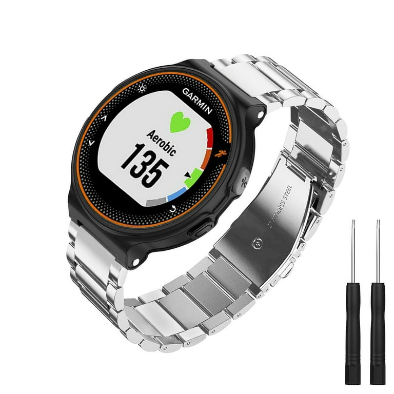 For Garmin Forerunner 235 Watch Band, Universal Stainless Steel