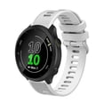 thumbnail image 1 of For Garmin Forerunner 245 Music 20mm Silicone Twill Watch Band, 1 of 4