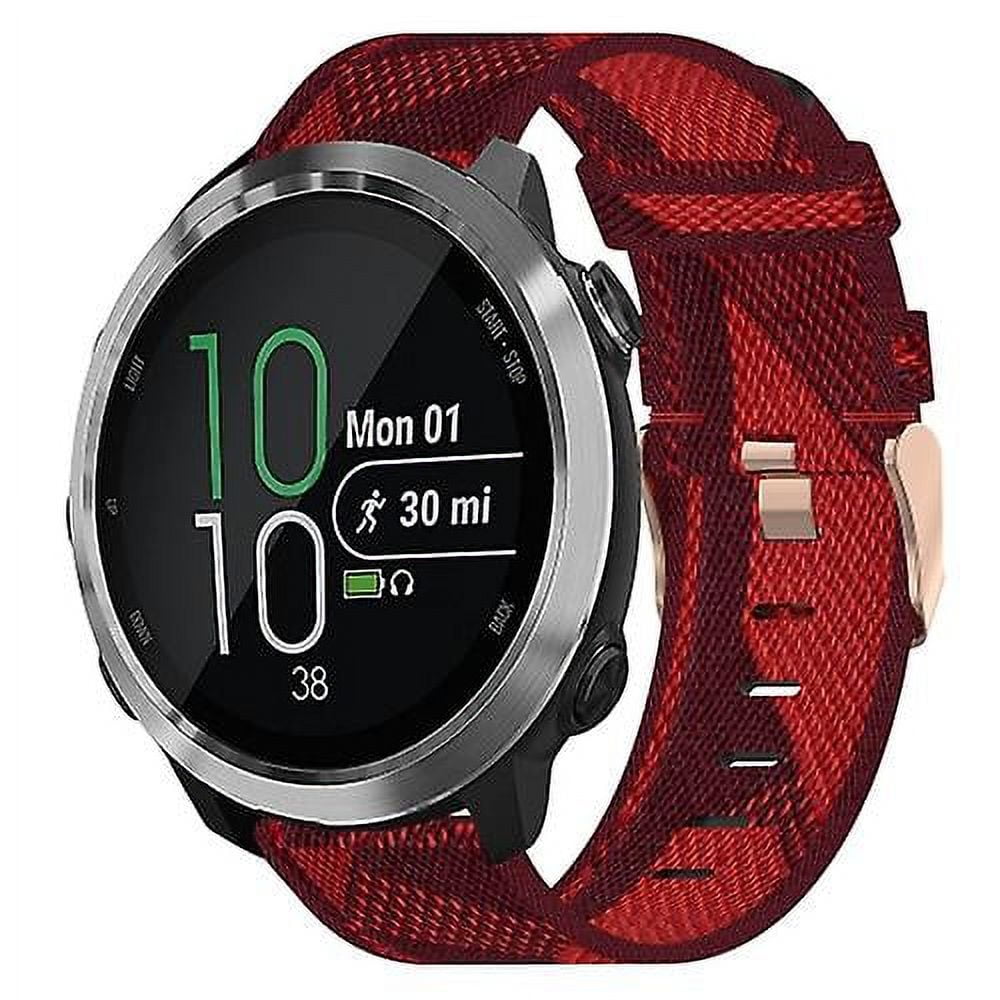 For Garmin Forerunner 645 Music 20mm Nylon Woven Watch Band Walmart