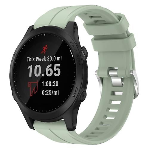 For Garmin Forerunner 945 22mm Solid Color Silicone Watch Band