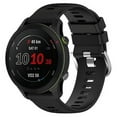 thumbnail image 1 of For Garmin Forerunner255 22mm Cross Textured Silicone Watch Band, 1 of 4