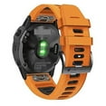thumbnail image 1 of For Garmin Tactix 7 Pro 26mm Silicone Sports Two-color Watch Band, 1 of 4