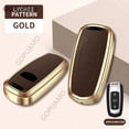 thumbnail image 1 of For Geely A 3 buttons Atlas Boyue NL3 EX7 SUV GT GC9 Emgrand X7 Borui Zinc alloy+leather Car Key Cover Case Shell Accessories, 1 of 27