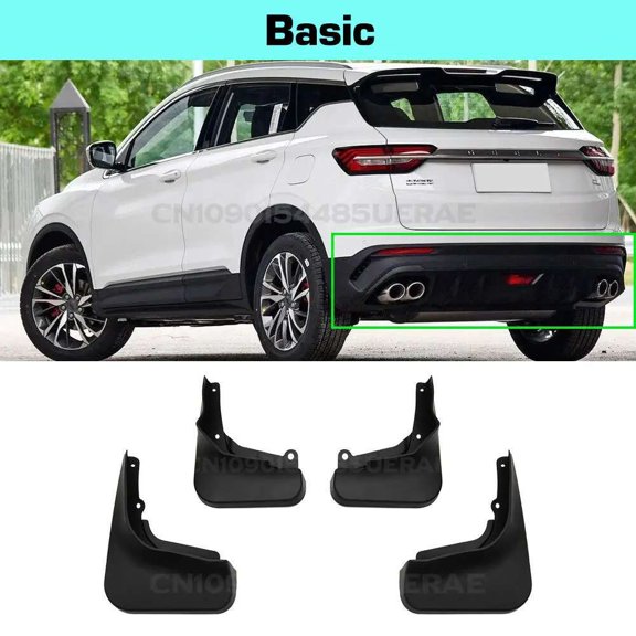 For Geely coolray 2018 2019 2020 Fender Mudguard Mud Flaps Guard Splash Flap Mudguards Car Accessories