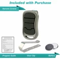 thumbnail image 1 of For Genie Gitr-3Bx Three Button G3T-A Garage Door Opener Visor Remote, 1 of 1