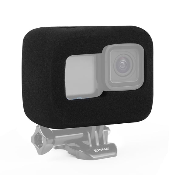 For GoPro HERO13 Black QKOO Foam Windshield Housing Case (Black)