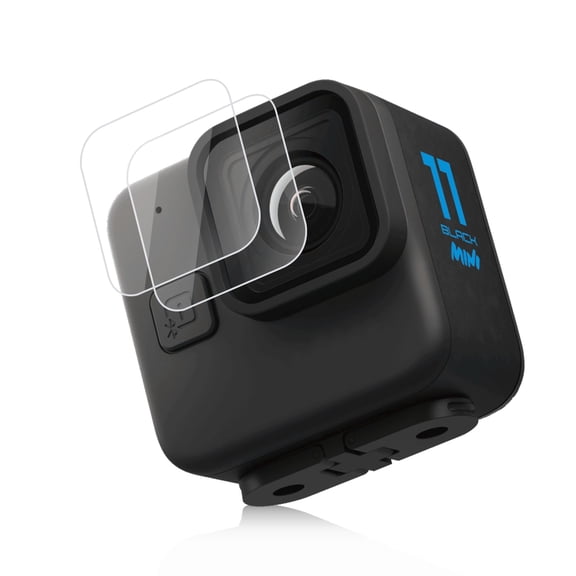 For GoPro Hero11 Black Mini QKOO 2pcs Lens Tempered Glass Film(Transparent)