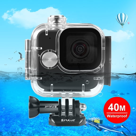 For GoPro Hero11 Black Mini QKOO 40m Waterproof Housing Protective Case with Buckle Basic Mount &
