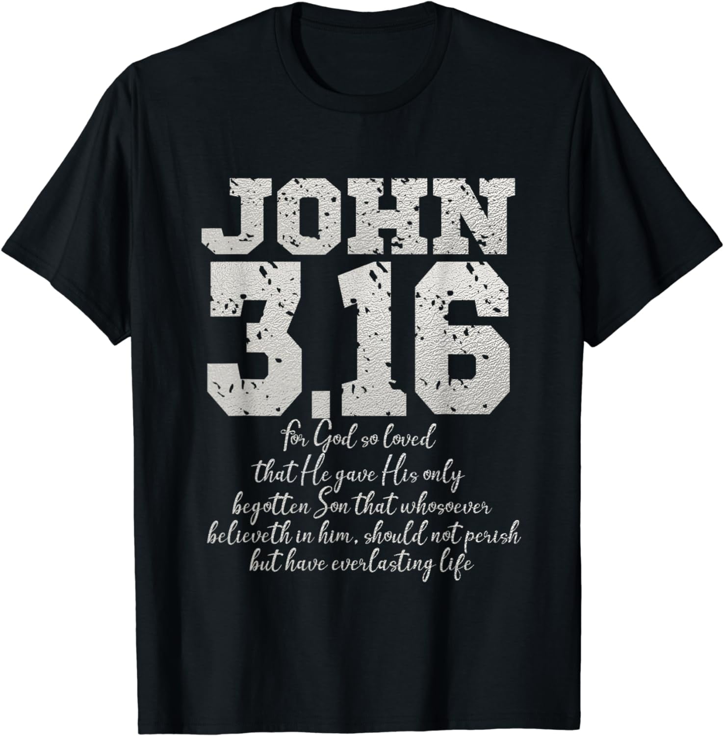 For God So Loved The World John 3 16 Bible Verse Christian T Shirt