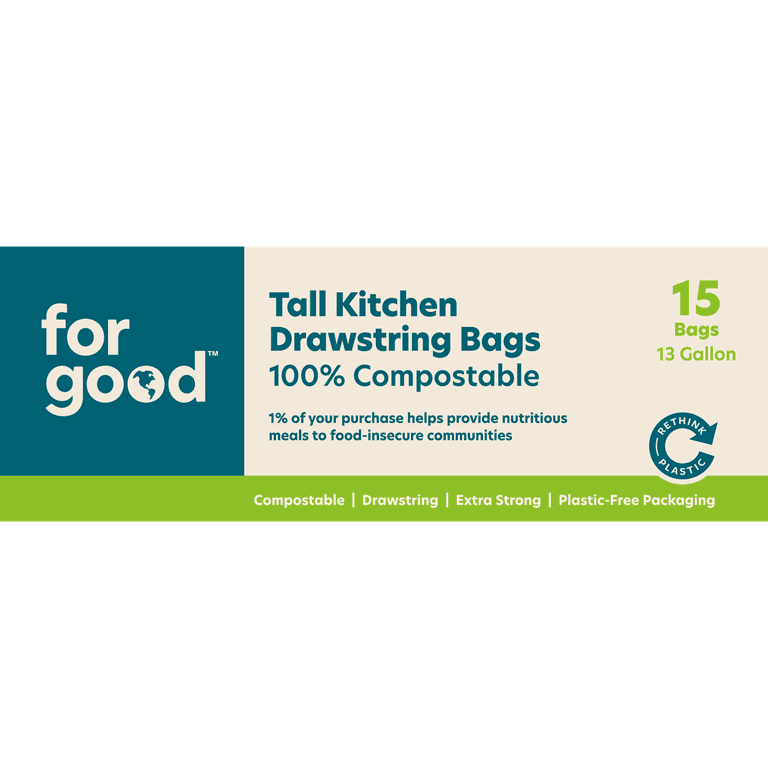 https://i5.walmartimages.com/seo/For-Good-Compostable-Tall-Kitchen-Biodegradable-Bin-Liner-Extra-Strong-Tear-and-Leak-Resistant-Trash-Bags-15-Count-13-Gallon-w-Drawstring_0297c256-3ae6-4d53-bd4d-d5a090fbbe5d.5840d9a1c385c609415cd75637bf677a.png?odnHeight=768&odnWidth=768&odnBg=FFFFFF