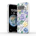 thumbnail image 1 of For Google Pixel 10 / 10 Pro Case Clear, Floral Series Fashion Anti-Yellow TPU Shockproof Phone Cover for Google Pixel 10/ 10 Pro, 1 of 4
