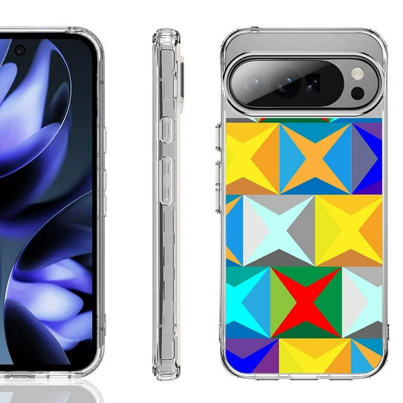 For Google Pixel 10 / 10 Pro Shockproof Phone Case, by OneToughShield - Abstract Color