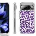 thumbnail image 1 of For Google Pixel 10 / 10 Pro Shockproof Phone Case, by OneToughShield - Cheetah Purple, 1 of 4