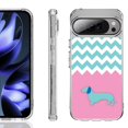 thumbnail image 1 of For Google Pixel 10 / 10 Pro Shockproof Phone Case, by OneToughShield - Chevron/Dachshund/Puppy, 1 of 4