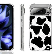 For Google Pixel 10 / 10 Pro Shockproof Phone Case, by OneToughShield - Cow Skin Design