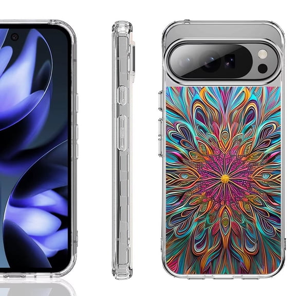 For Google Pixel 10 / 10 Pro Shockproof Phone Case, by OneToughShield - Doodle Art