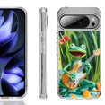 thumbnail image 1 of For Google Pixel 10 / 10 Pro Shockproof Phone Case, by OneToughShield - Frog Guitar, 1 of 4