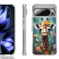 thumbnail image 1 of For Google Pixel 10 / 10 Pro Shockproof Phone Case, by OneToughShield - Giraffe Flower, 1 of 4