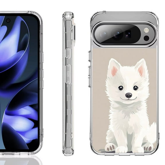 For Google Pixel 10 / 10 Pro Shockproof Phone Case, by OneToughShield - Husky Joy