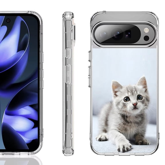 For Google Pixel 10 / 10 Pro Shockproof Phone Case, by OneToughShield - Kitty Cat