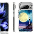 thumbnail image 1 of For Google Pixel 10 / 10 Pro Shockproof Phone Case, by OneToughShield - Lighthouse Moon, 1 of 4