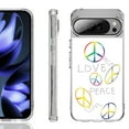 thumbnail image 1 of For Google Pixel 10 / 10 Pro Shockproof Phone Case, by OneToughShield - Love/Peace, 1 of 4