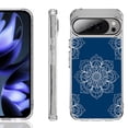 thumbnail image 1 of For Google Pixel 10 / 10 Pro Shockproof Phone Case, by OneToughShield - Mandala / Blue, 1 of 4