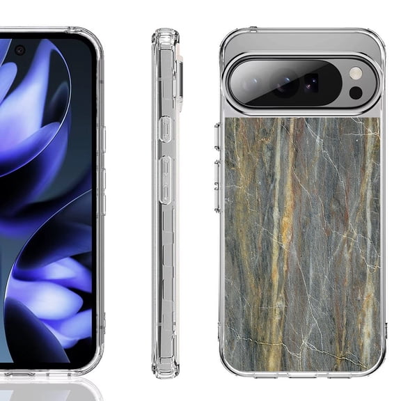 For Google Pixel 10 / 10 Pro Shockproof Phone Case, by OneToughShield - Marble/Camo